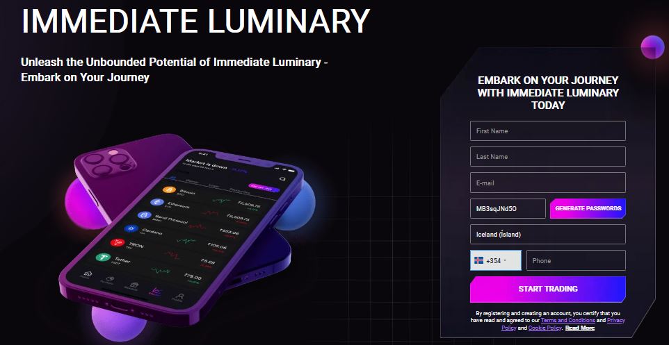 Immediate Luminary App